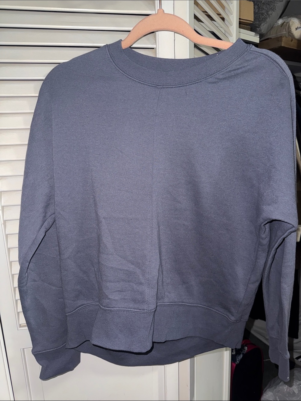 Blue sweatshirt